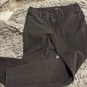 Gray Slim Pixie Ankle Pants